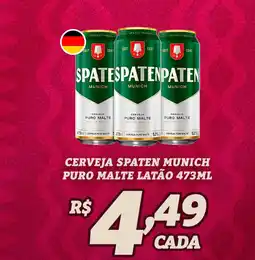 Bahamas Supermercados Cerveja spaten munich puro malte latão oferta