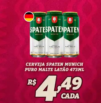 Bahamas Supermercados Cerveja spaten munich puro malte latão oferta