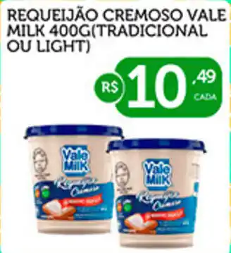 CenterBox Requeijão cremoso vale milk oferta