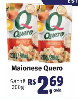 Supermercados Mateus Maionese Quero Sachê oferta