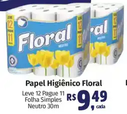 Supermercados Mateus Papel Higiênico Floral oferta