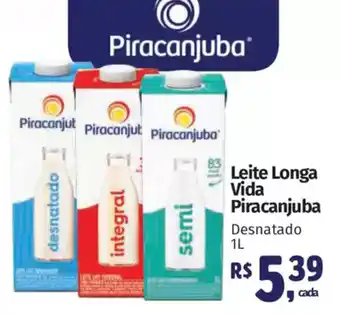 Supermercados Mateus Leite Longa Vida Piracanjuba Desnatado oferta