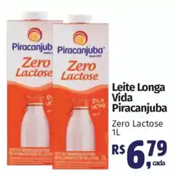 Supermercados Mateus Leite Longa Vida Piracanjuba oferta