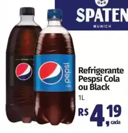 Supermercados Mateus Refrigerante Pespsi Cola ou Black oferta