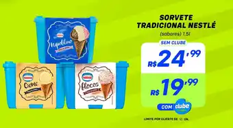 Prezunic Sorvete tradicional nestlé oferta