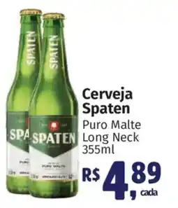 Supermercados Mateus Cerveja Spaten Puro Malte Long Neck oferta