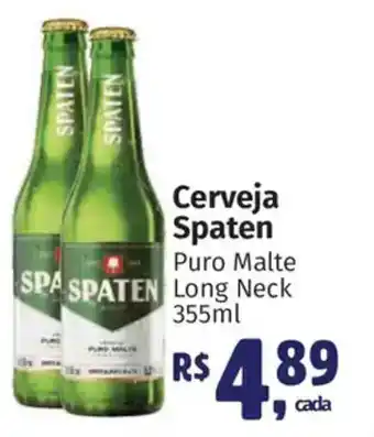 Supermercados Mateus Cerveja Spaten Puro Malte Long Neck oferta