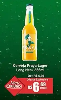 Oriundi Cerveja Praya Lager Long Neck oferta