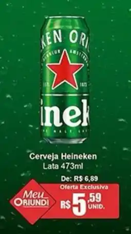 Oriundi Cerveja Heineken Lata oferta