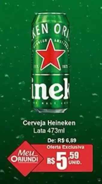 Oriundi Cerveja Heineken Lata oferta