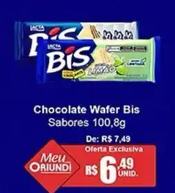 Oriundi Chocolate Wafer Bis Sabores oferta