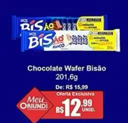 Oriundi Chocolate Wafer Bisão oferta