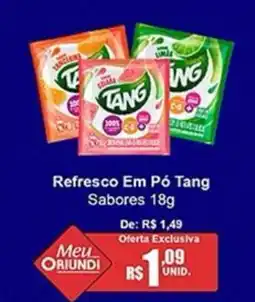 Oriundi Refresco Em Pó Tang Sabores oferta