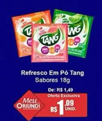 Oriundi Refresco Em Pó Tang Sabores oferta