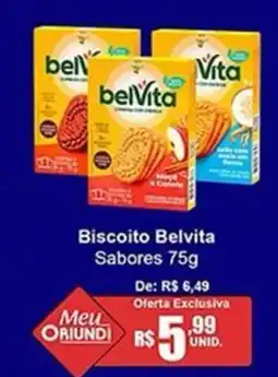 Oriundi Biscoito Belvita Sabores oferta