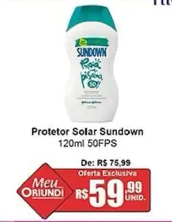 Oriundi Protetor Solar Sundown 50FPS oferta