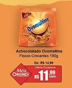 Oriundi Achocolatado Ovomaltine Flocos Crocantes oferta