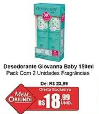 Oriundi Desodorante Giovanna Baby oferta