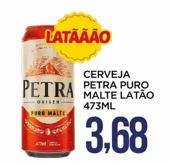 Apoio Mineiro Cerveja petra puro malte latão oferta