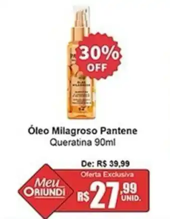 Oriundi Óleo Milagroso Pantene Queratina oferta