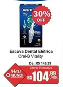 Oriundi Escova Dental Elétrica Oral-B Vitality oferta