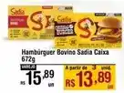 Max Atacadista Sadia - hambúrguer bovino oferta
