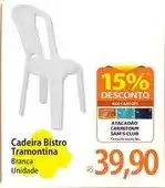 Atacadão Tramontina - cadeira bistro oferta