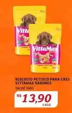 Assaí Atacadista Vittamax - biscoito petisco para cães oferta