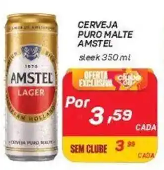 GBarbosa Cerveja puro malte amstel sleek oferta