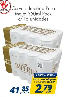 Delta Supermercados Cerveja Império Puro Malte oferta