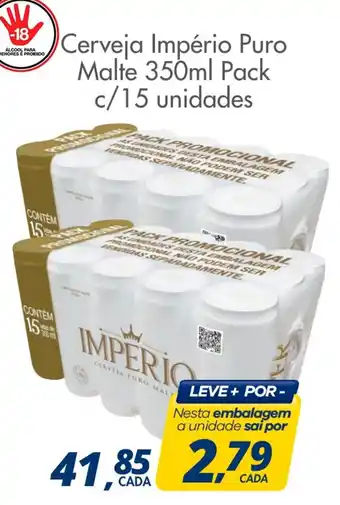 Delta Supermercados Cerveja Império Puro Malte oferta