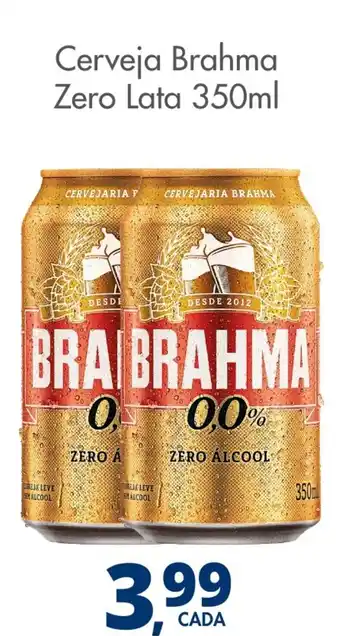 Delta Supermercados Cerveja Brahma Zero Lata oferta