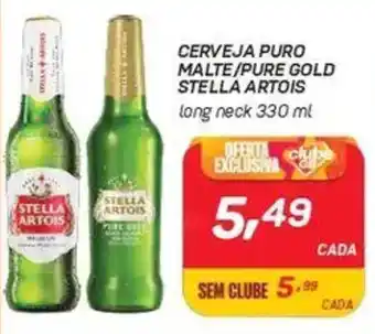 GBarbosa Cerveja puro malte/pure gold stella artois long neck oferta