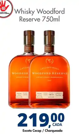 Delta Supermercados Whisky Woodford Reserve oferta