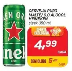 GBarbosa Cerveja puro malte/0.0 alcool heineken oferta