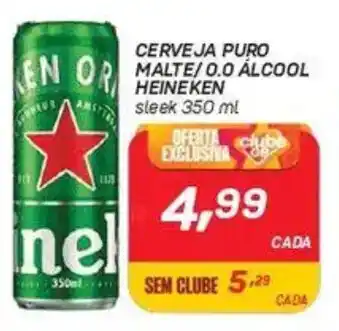 GBarbosa Cerveja puro malte/0.0 alcool heineken oferta