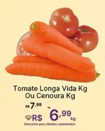 Super Lagoa Tomate Longa Vida Ou Cenoura oferta