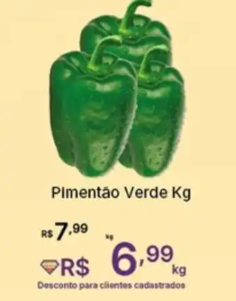 Super Lagoa Pimentão Verde oferta