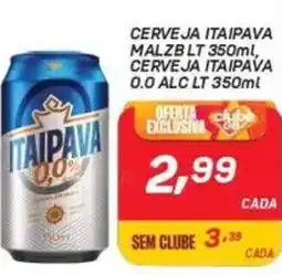 GBarbosa Cerveja itaipava malzb lt, cerveja itaipava 0.0 alc lt oferta