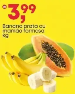 Frangolândia Banana prata ou mamão formosa oferta