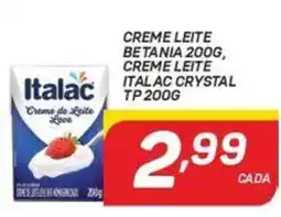 GBarbosa Creme leite betania. creme leite italac crystal oferta