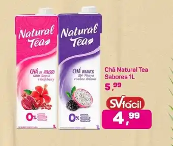 Supermercados São Vicente Chá Natural Tea Sabores oferta