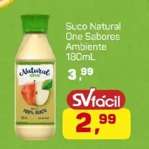 Supermercados São Vicente Suco Natural One Sabores Ambiente oferta