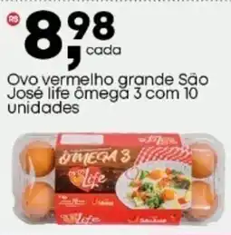 Frangolândia Ovo vermelho grande São José life ômega 3 oferta