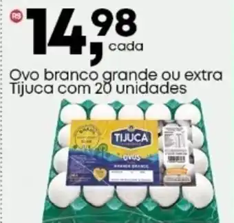 Frangolândia Ovo branco grande ou extra Tijuca oferta