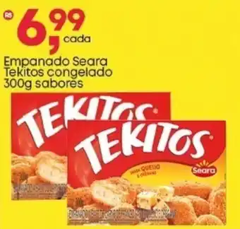 Frangolândia Empanado Seara Tekitos congelado sabores oferta