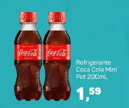 Supermercados São Vicente Refrigerante Coca Cola Mini Pet oferta