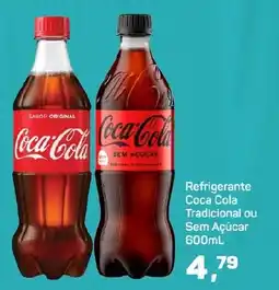 Supermercados São Vicente Refrigerante Coca Cola Tradicional ou Sem Açúcar oferta