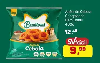 Supermercados São Vicente Anéis de Cebola Congelados Bem Brasil oferta