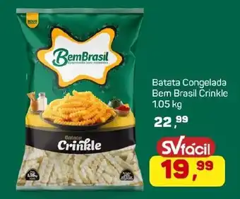 Supermercados São Vicente Batata Congelada Bem Brasil Crinkle oferta